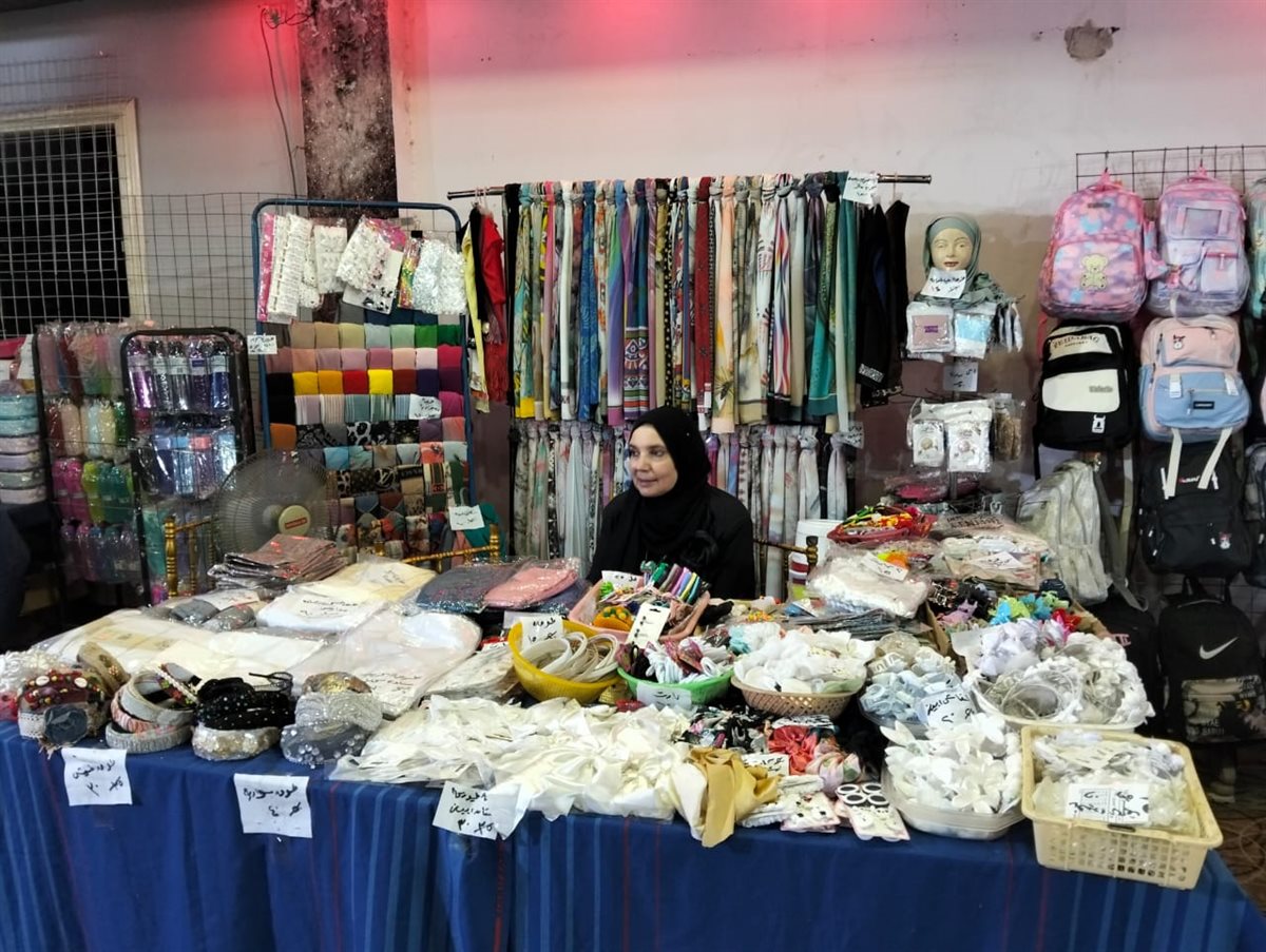 جانب من افتتاح المعرض، فيتو