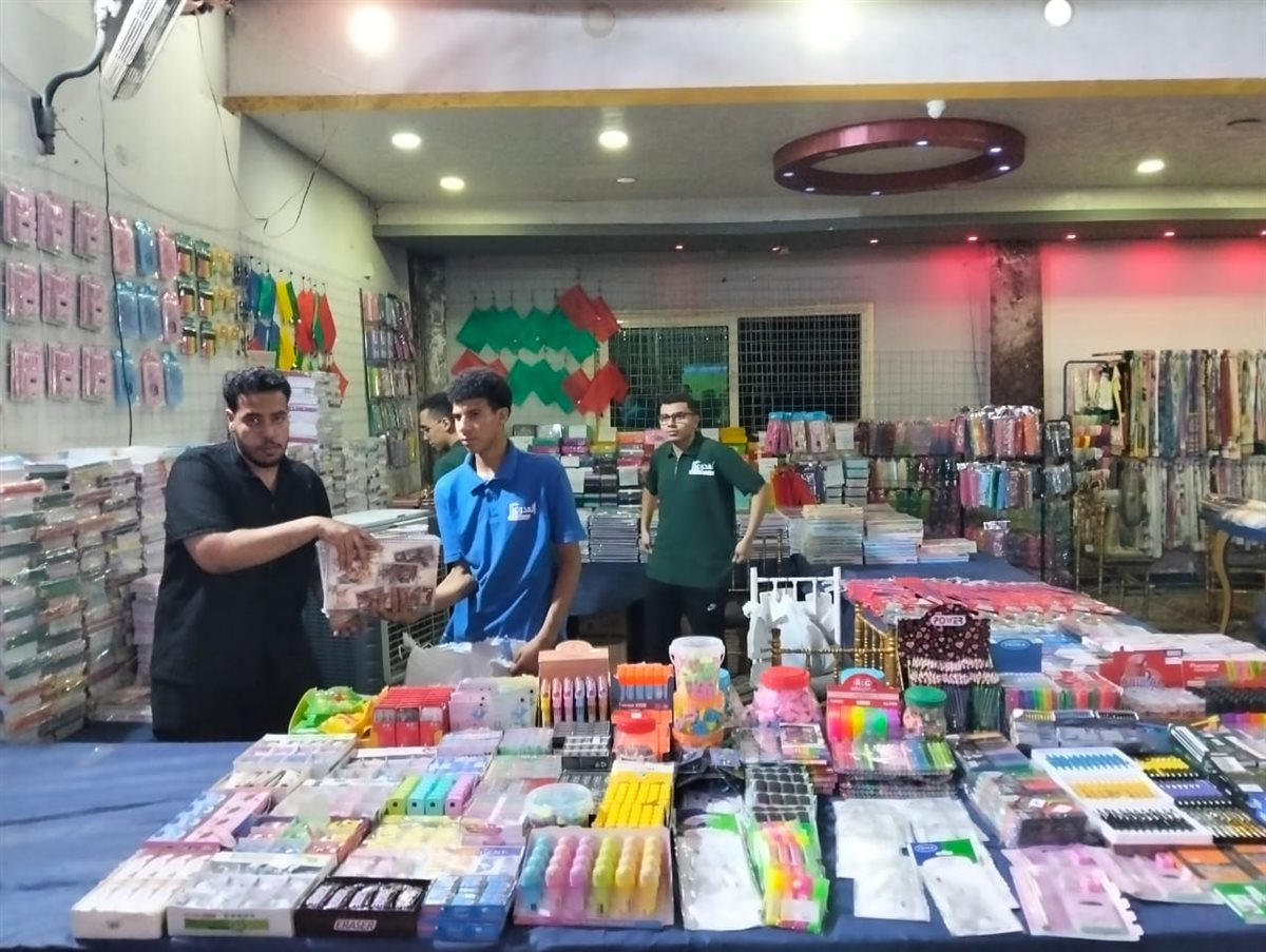 جانب من افتتاح المعرض، فيتو