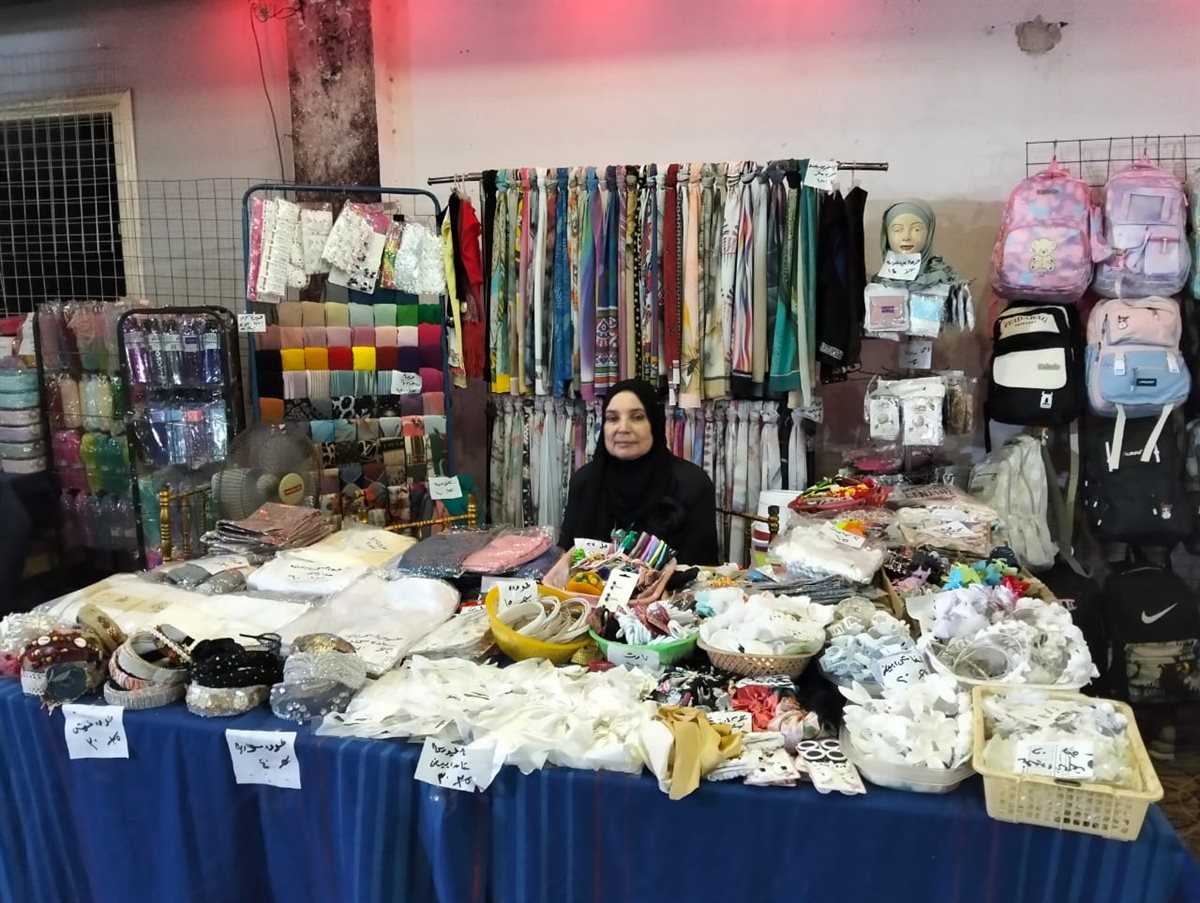 جانب من افتتاح المعرض، فيتو