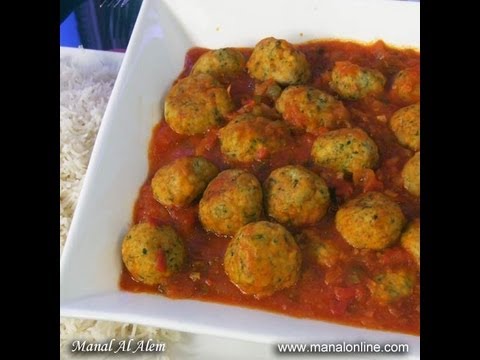 كفتة الجمبري بالصلصة