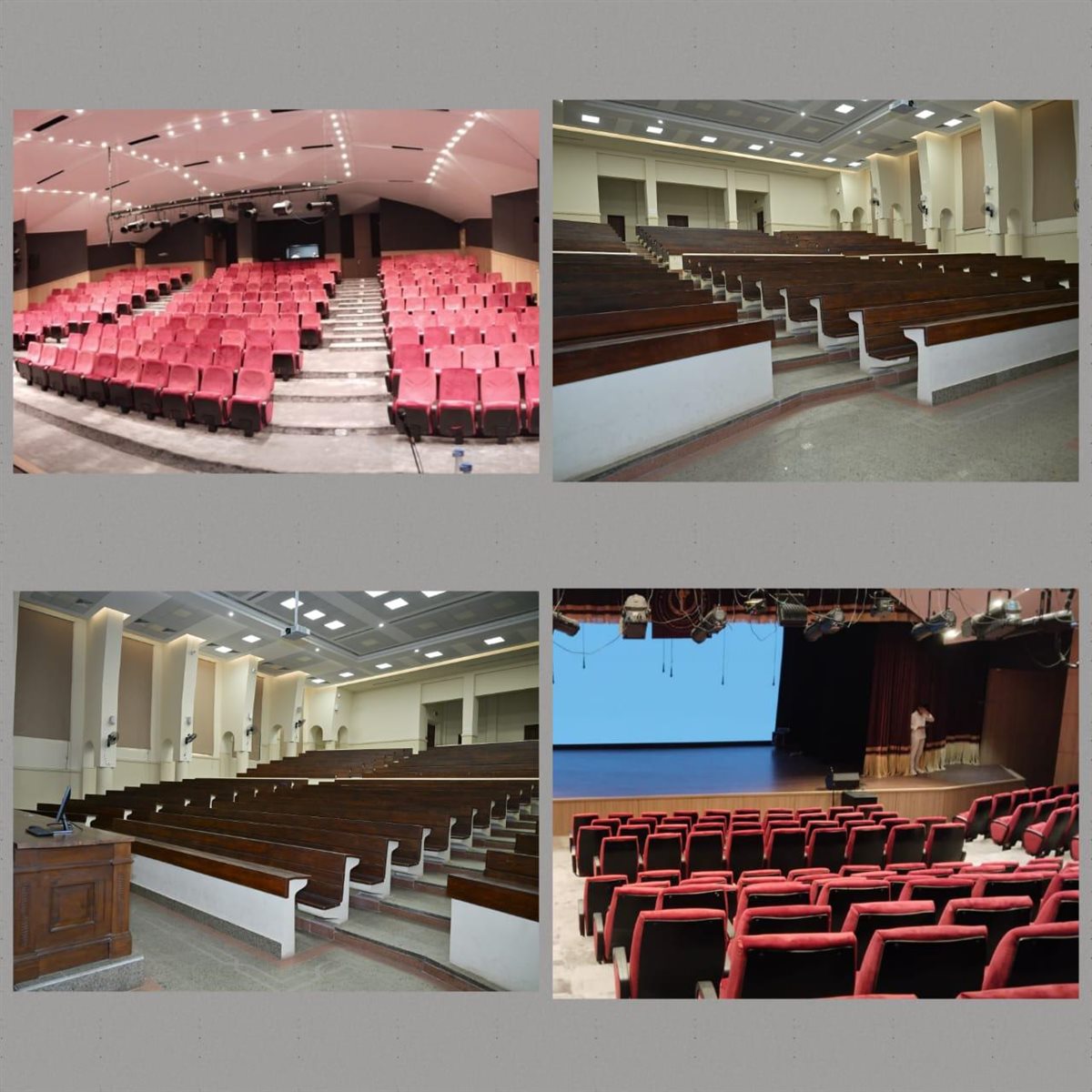 افتتاح أعمال تطوير مسرح ومدرج زراعة القاهرة