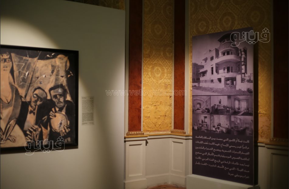  معرض فني يروي حكاية أم كلثوم من الميلاد إلى مساندة الجيش (62)