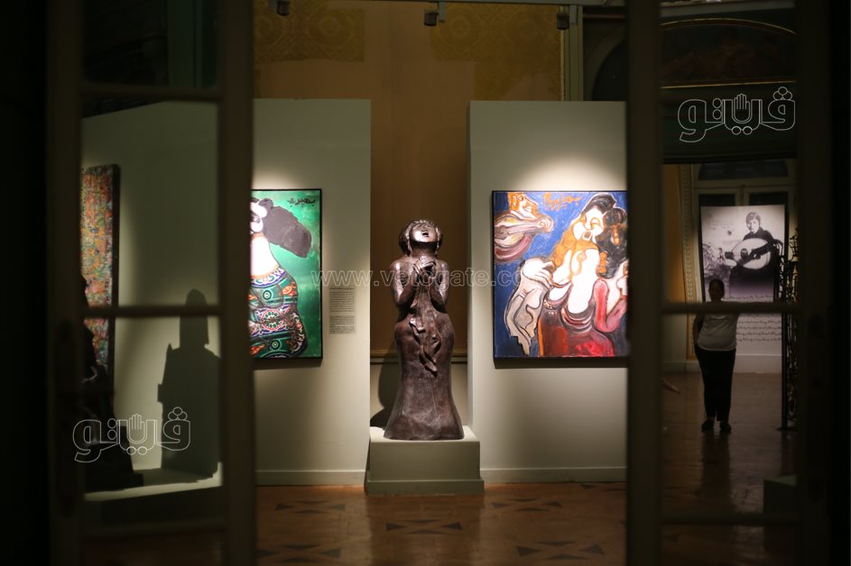  معرض فني يروي حكاية أم كلثوم من الميلاد إلى مساندة الجيش (1)