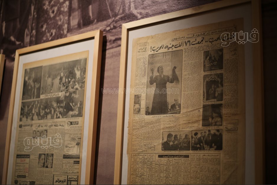  معرض فني يروي حكاية أم كلثوم من الميلاد إلى مساندة الجيش (18)