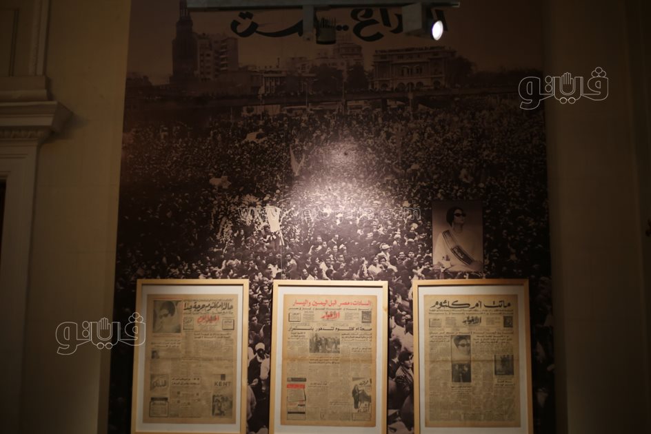  معرض فني يروي حكاية أم كلثوم من الميلاد إلى مساندة الجيش (19)