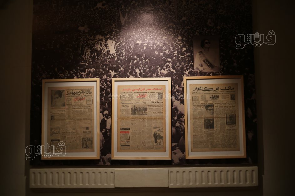  معرض فني يروي حكاية أم كلثوم من الميلاد إلى مساندة الجيش (20)