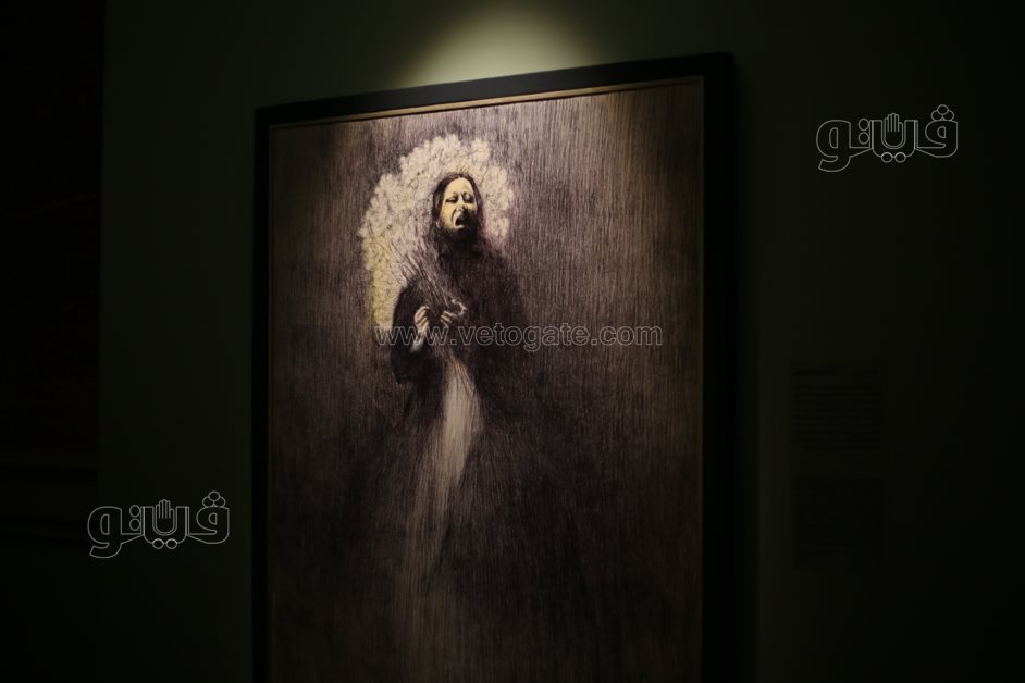  معرض فني يروي حكاية أم كلثوم من الميلاد إلى مساندة الجيش (23)