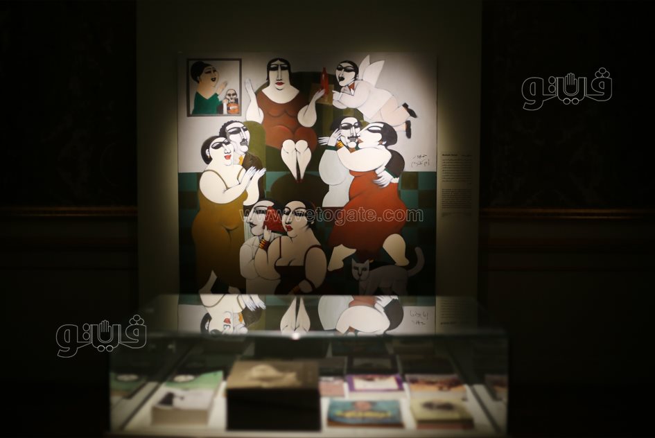  معرض فني يروي حكاية أم كلثوم من الميلاد إلى مساندة الجيش (30)