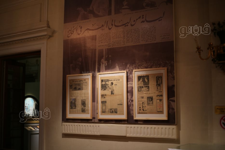  معرض فني يروي حكاية أم كلثوم من الميلاد إلى مساندة الجيش (39)