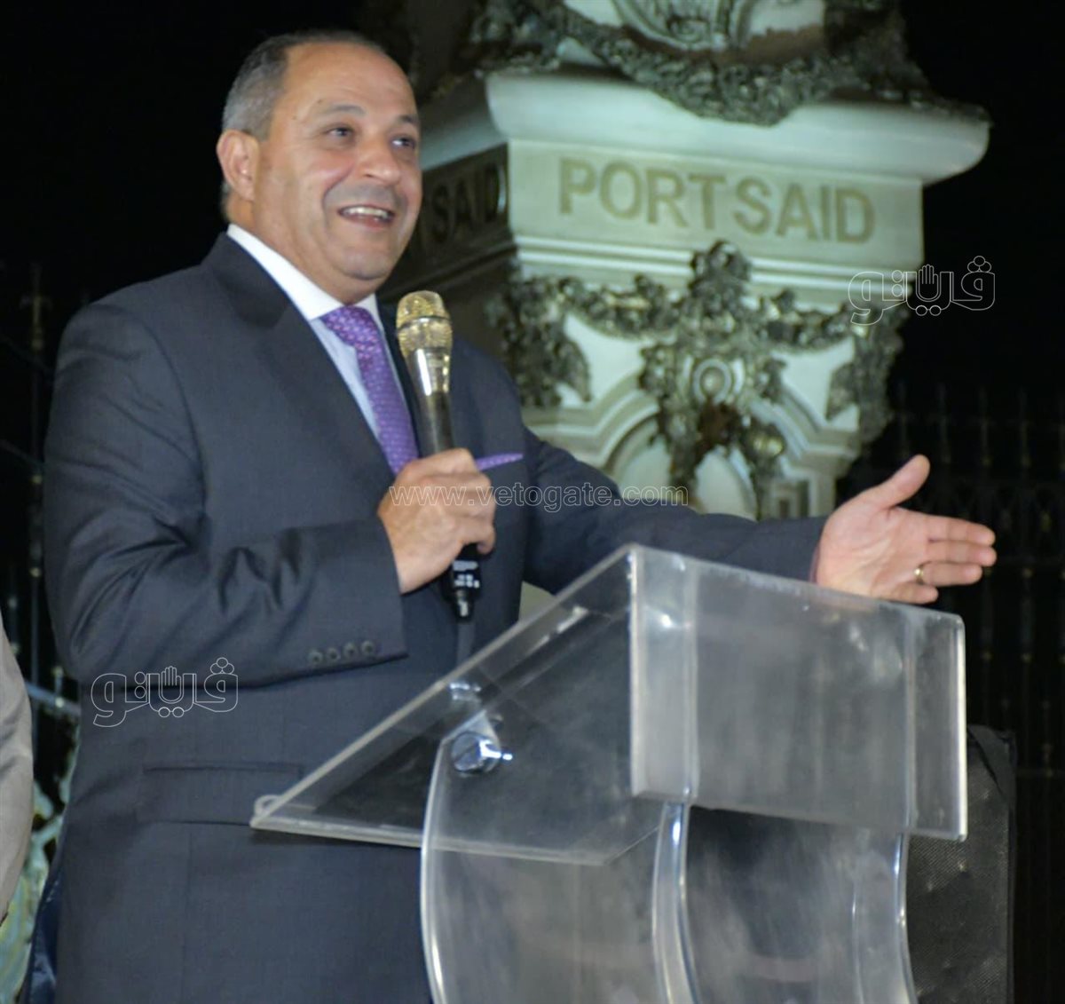 محافظ بورسعيد يكرم الطلاب الاوائل، فيتو