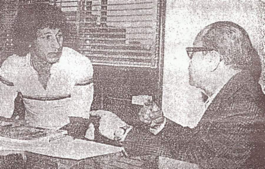 صورة من لقاء نجيب وسيد