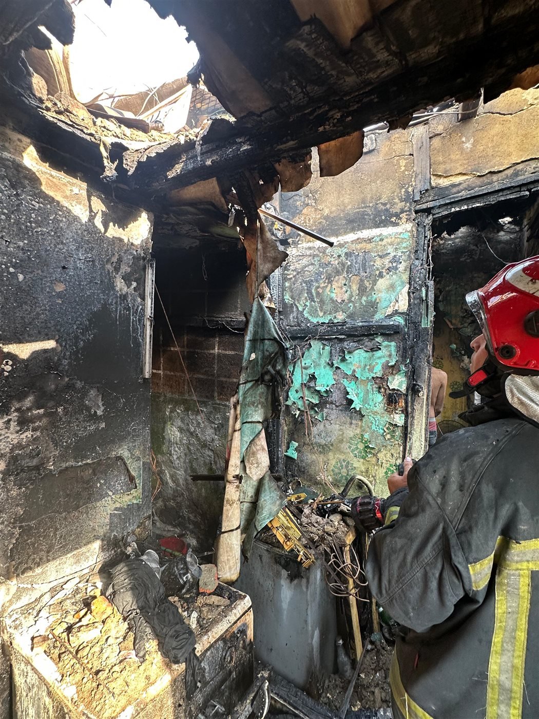 حريق شقة سكنية ببولاق أبو العلا