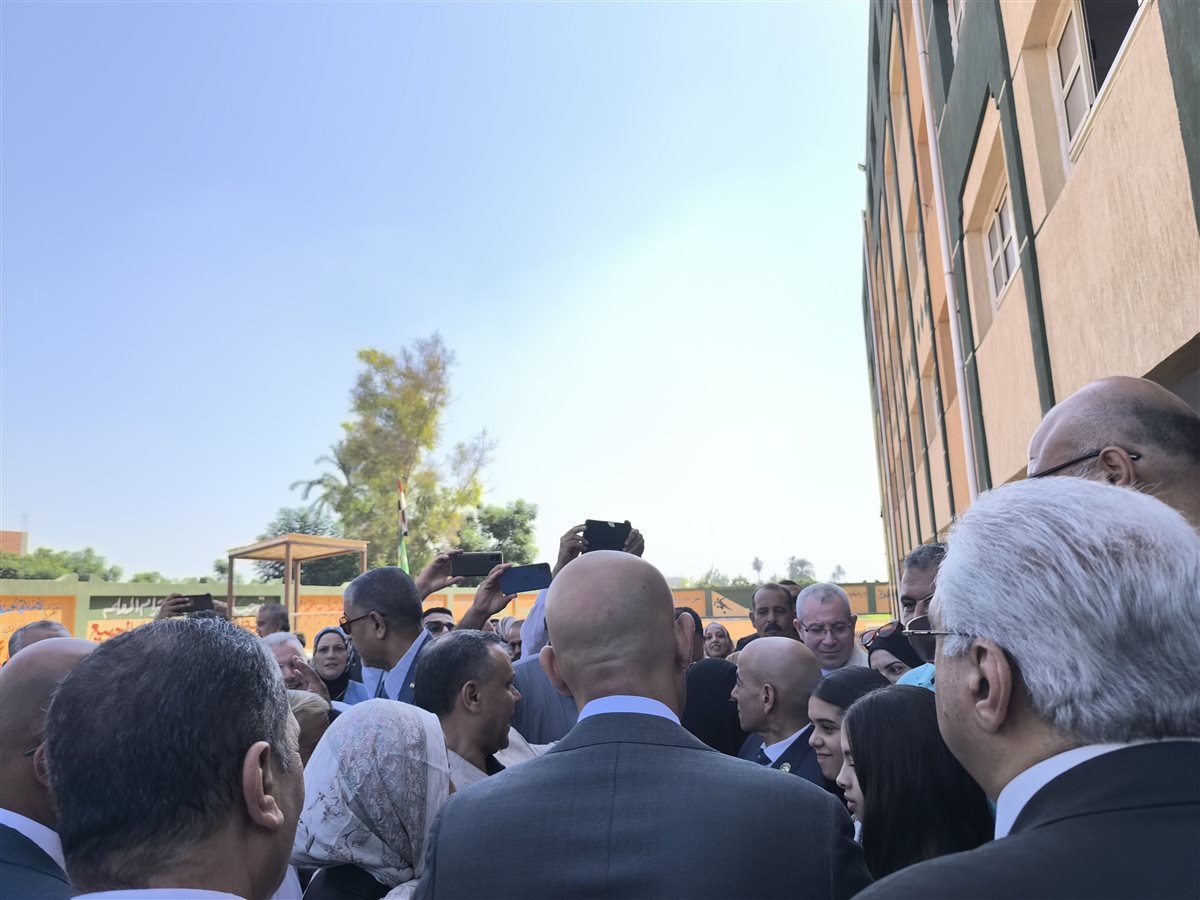 وزير التربية والتعليم يفتتح مدارس بالقليوبية،فيتو