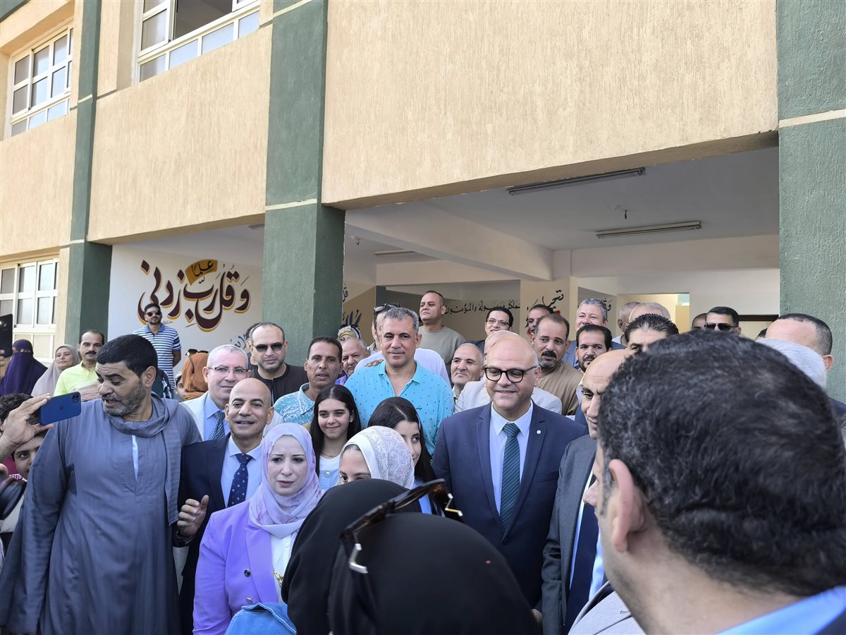 وزير التربية والتعليم يفتتح مدارس بالقليوبية،فيتو