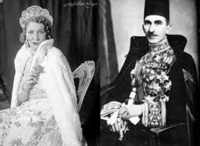 أحمد حسنين باشا وزوجته الملكة نازلي، فيتو