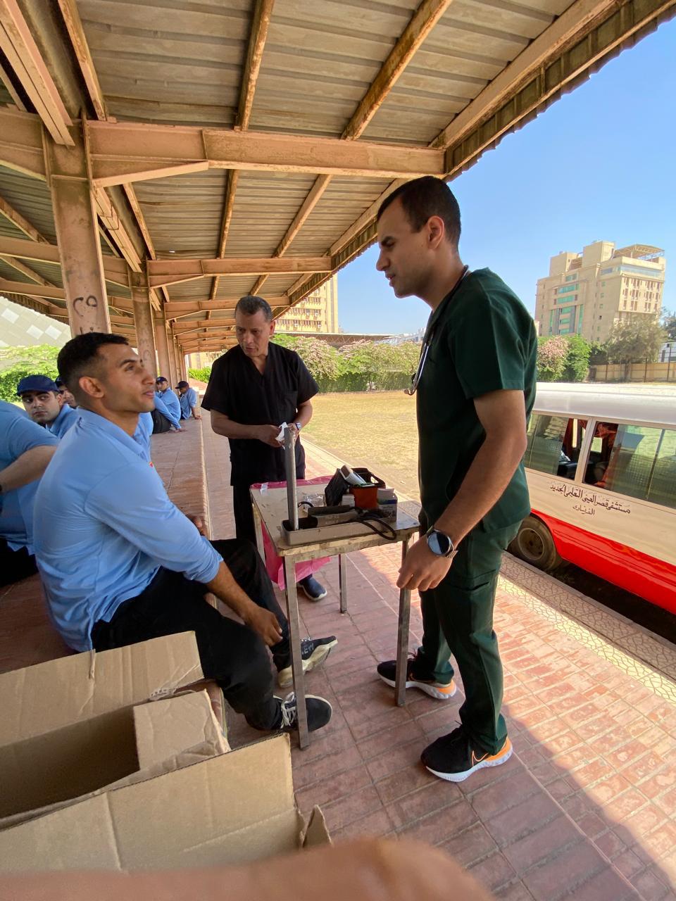 حملة للتبرع بالدم بجامعة القاهرة