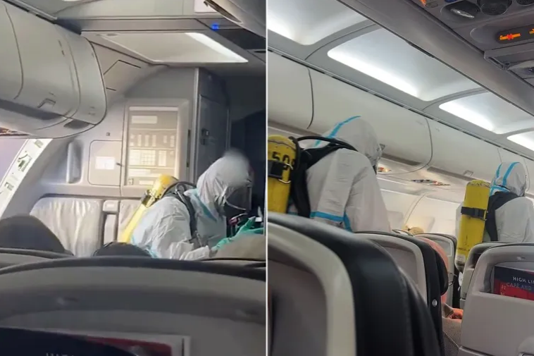 ركاب الطائرة البريطانية أصيبوا بالهلع، فيتو