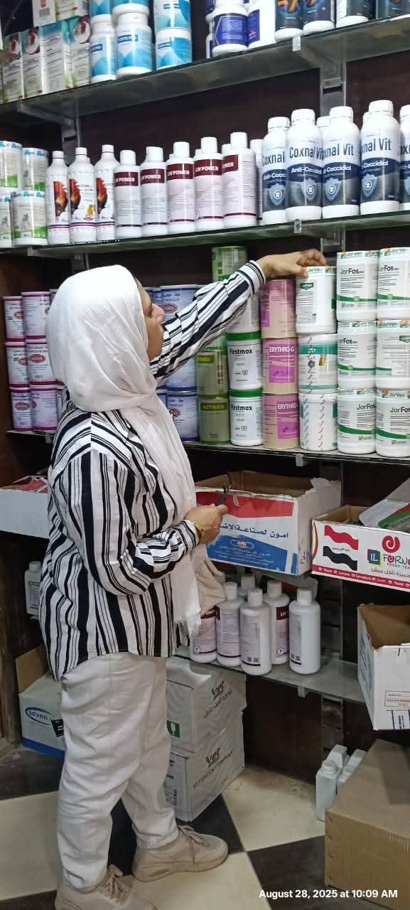 جانب من جهود الطب البيطرى بالإسماعيلية، فيتو