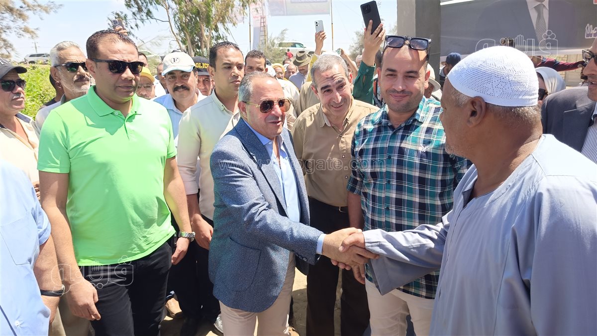 محافظ بورسعيد يشهد موسم حصاد الأرز، فيتو 