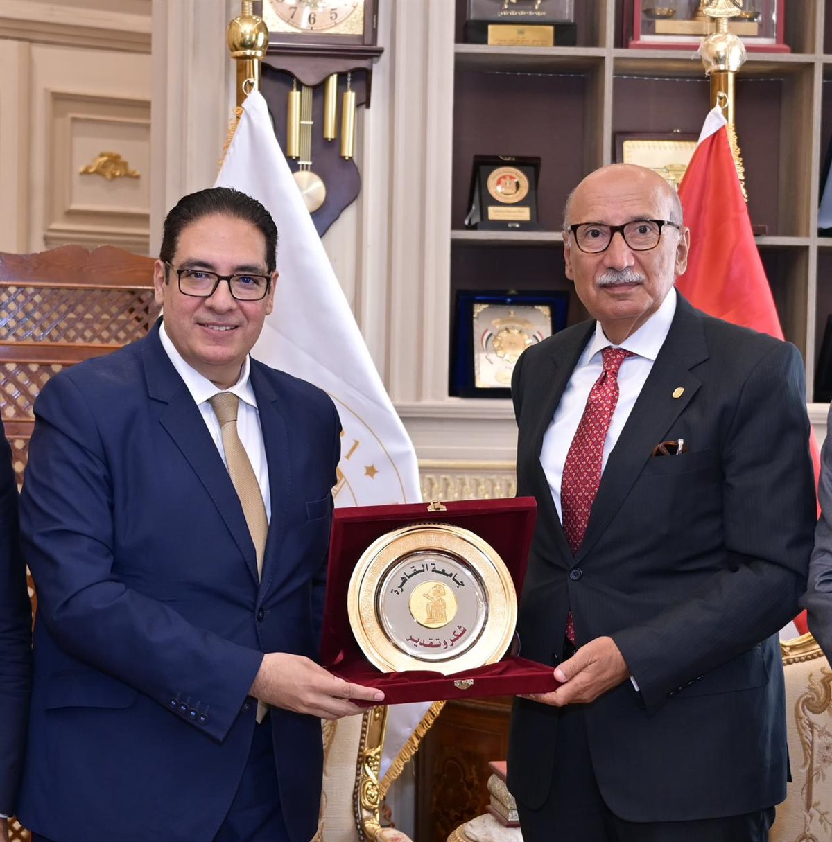 رئيس جامعة القاهرة ورئيس محكمة النقض