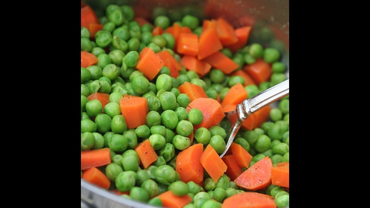 تفريز البسلة بالجزر