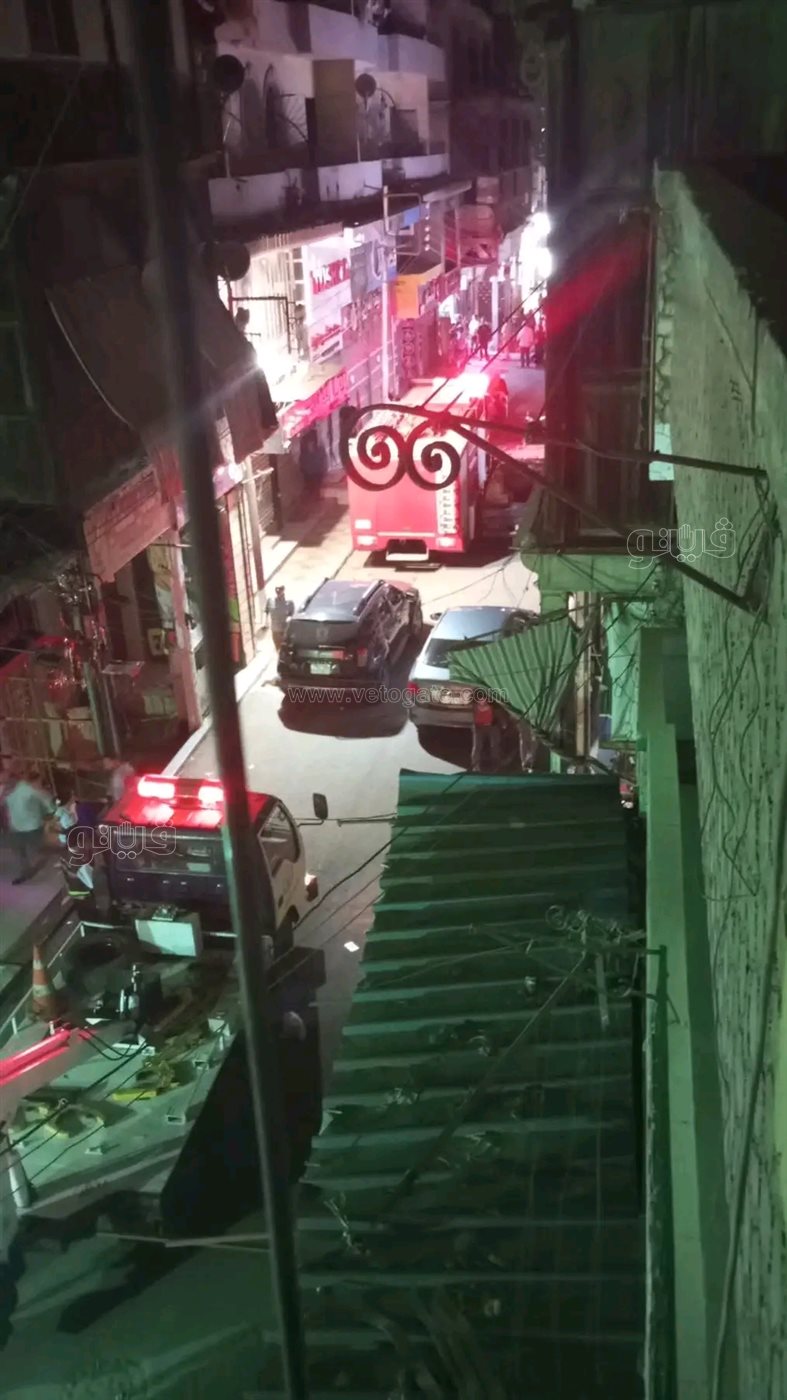 سقوط عقار سكني بالزقازيق،فيتو