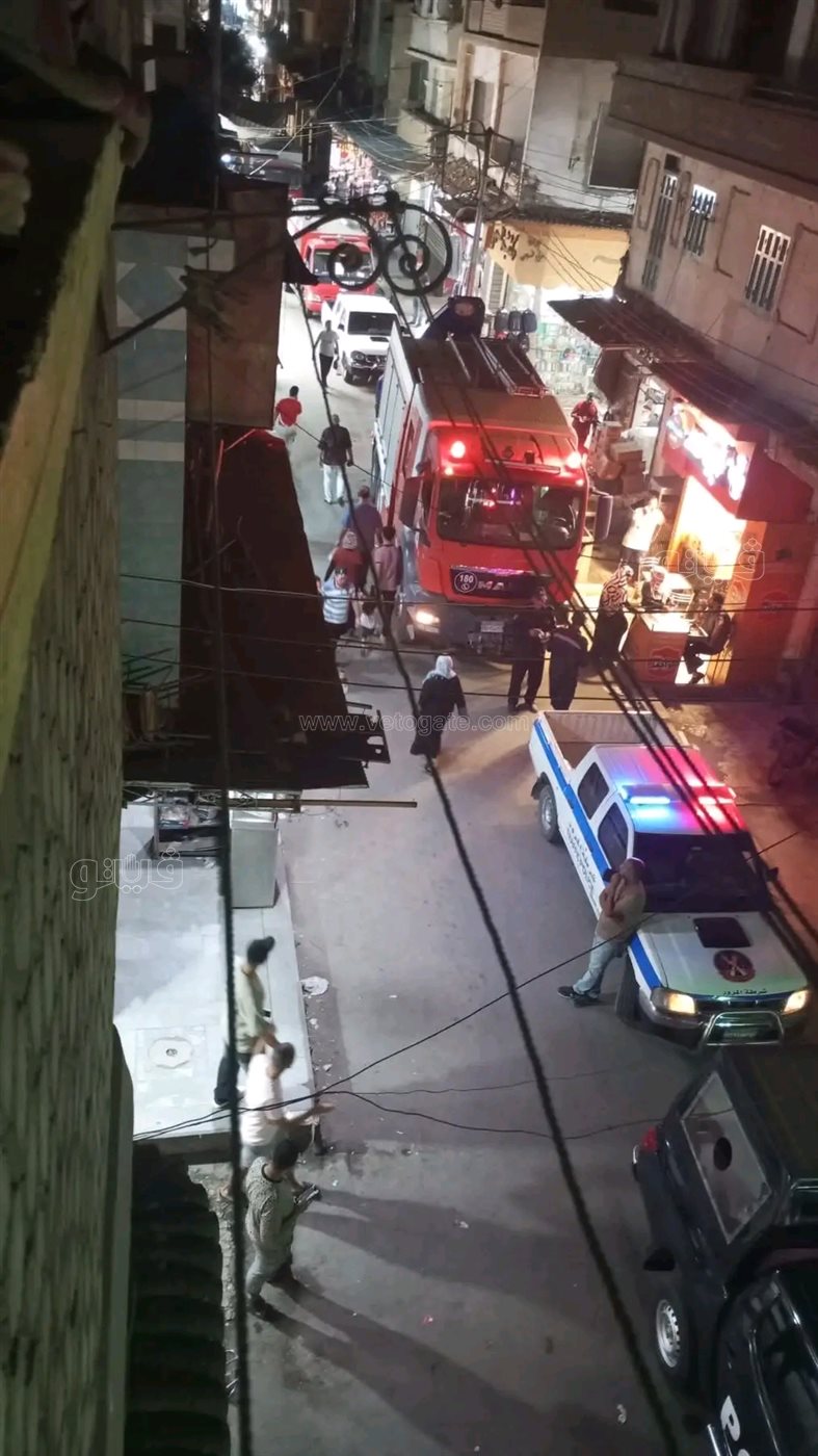 سقوط عقار سكني بالزقازيق،فيتو