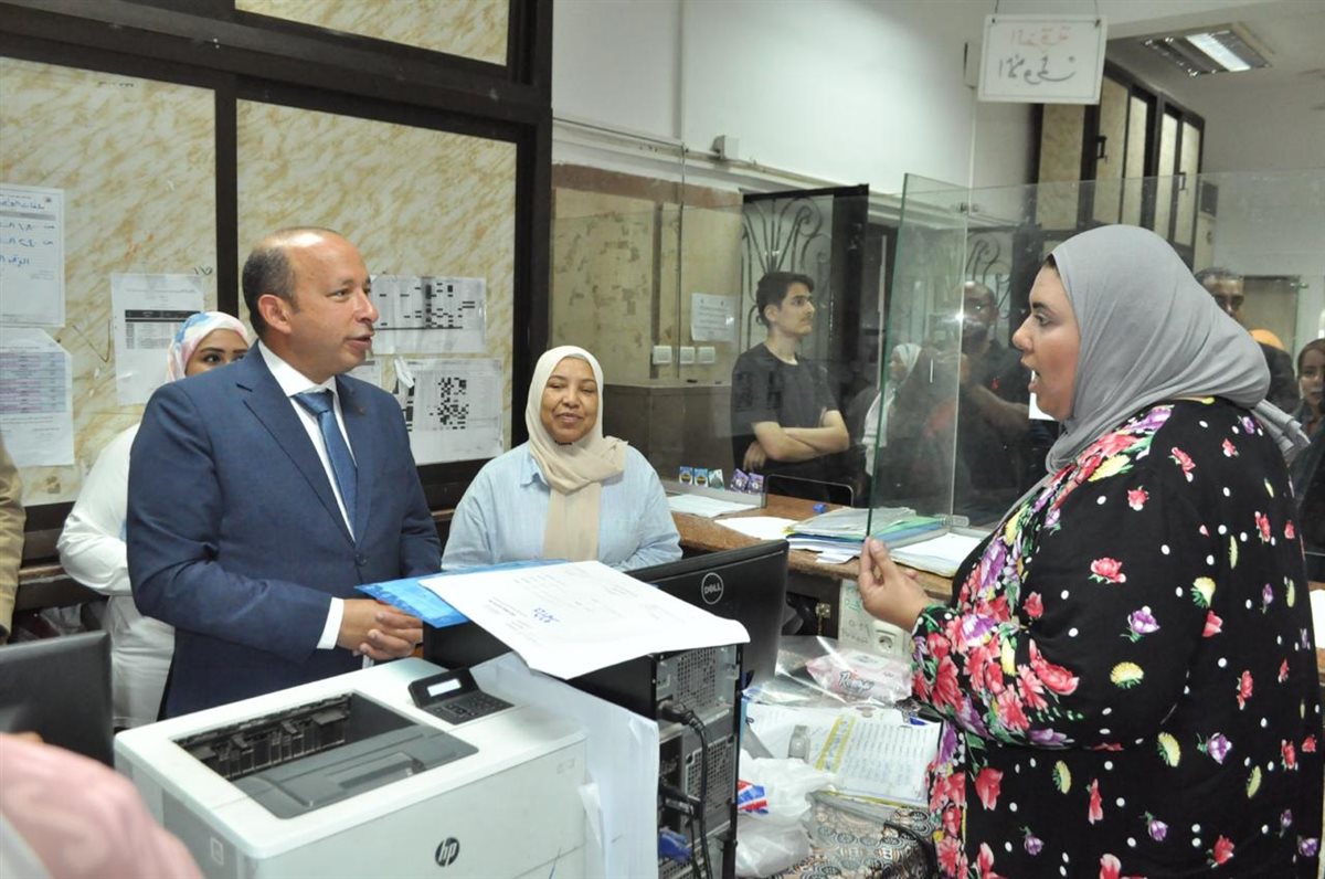 عميد طب قصر العيني يستقبل الطلاب الجدد 