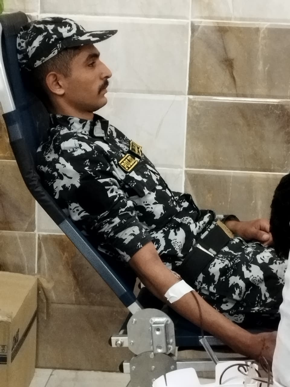 حملة للتبرع بالدم بمديرية أمن القاهرة