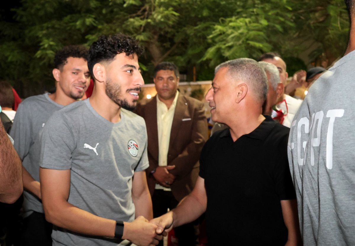 جانب من مراسم الاستقبال، فيتو