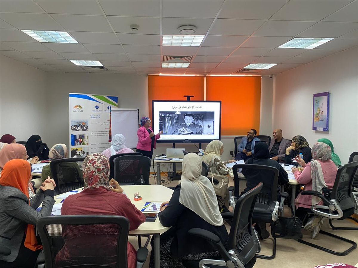 تدريب مدربات مشروع روضات جيل ألفا