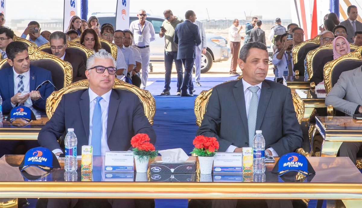 جانب من مراسم الاحتفال بضع حجر الأساس، فيتو