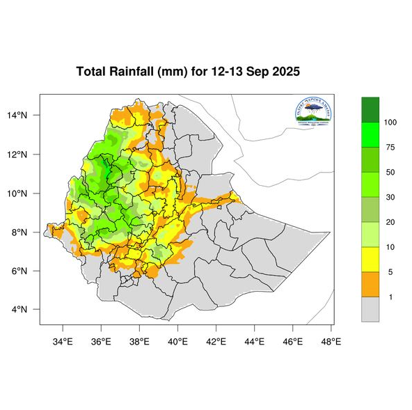التحذير من أمطار غزيرة في إثيوبيا، فيتو