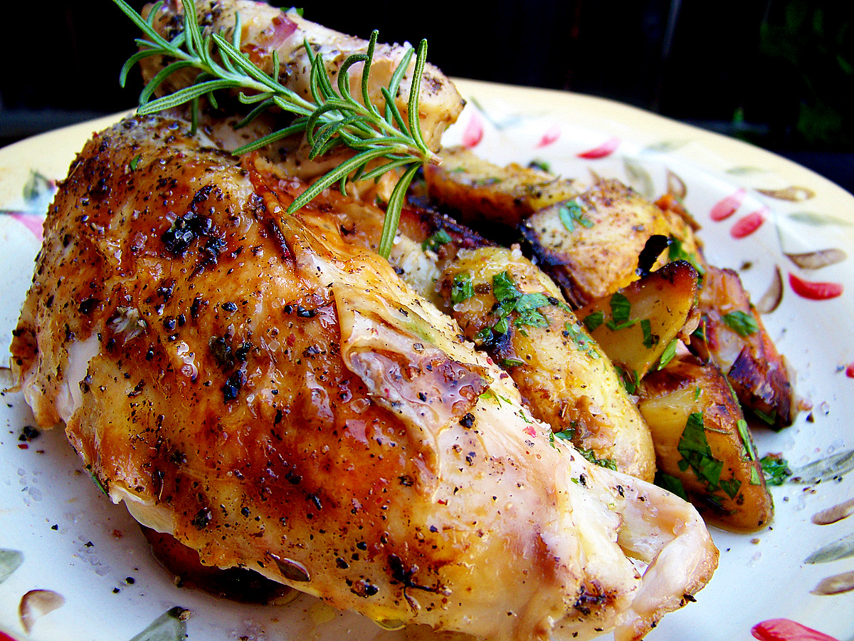 فراخ بتتبيلة الأعشاب