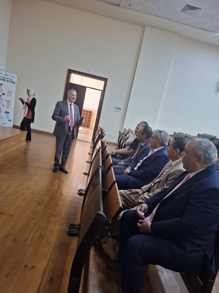 وفد جامعة الزيتونة بالجامعة البريطانية