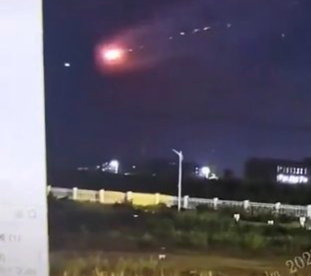 انفجار جسم غريب في سماء الصين، فيتو