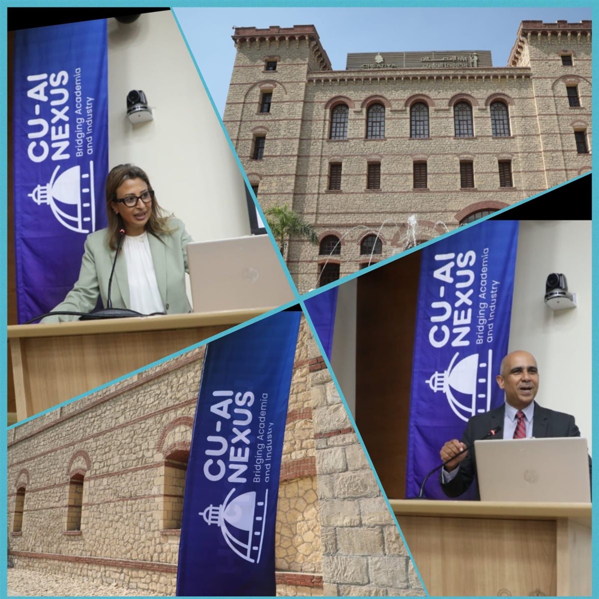 فعاليات المرحلة الأولى من جولات الهاكثون بجامعة القاهرة&nbsp;