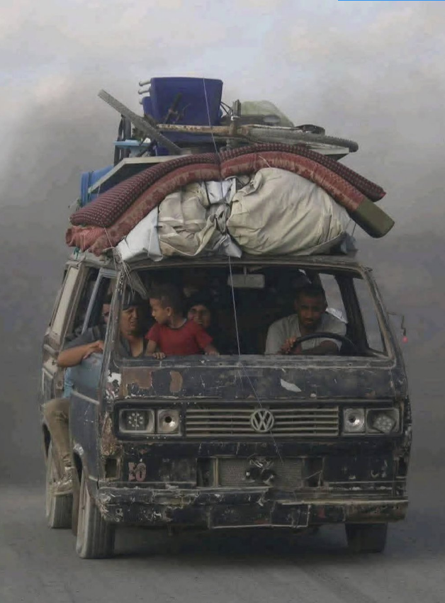 تهجير أهل غزة للجنوب، فيتو