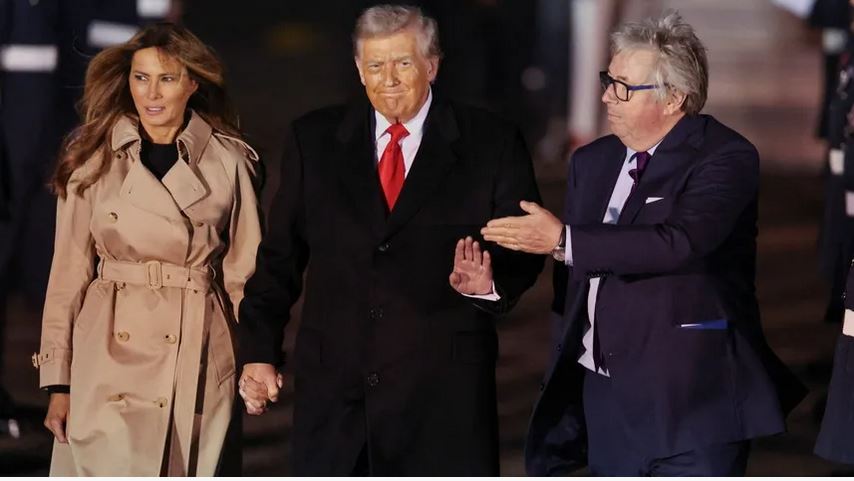 ممثل الملك تشارلز الثالث يستقبل ترامب وزوجته