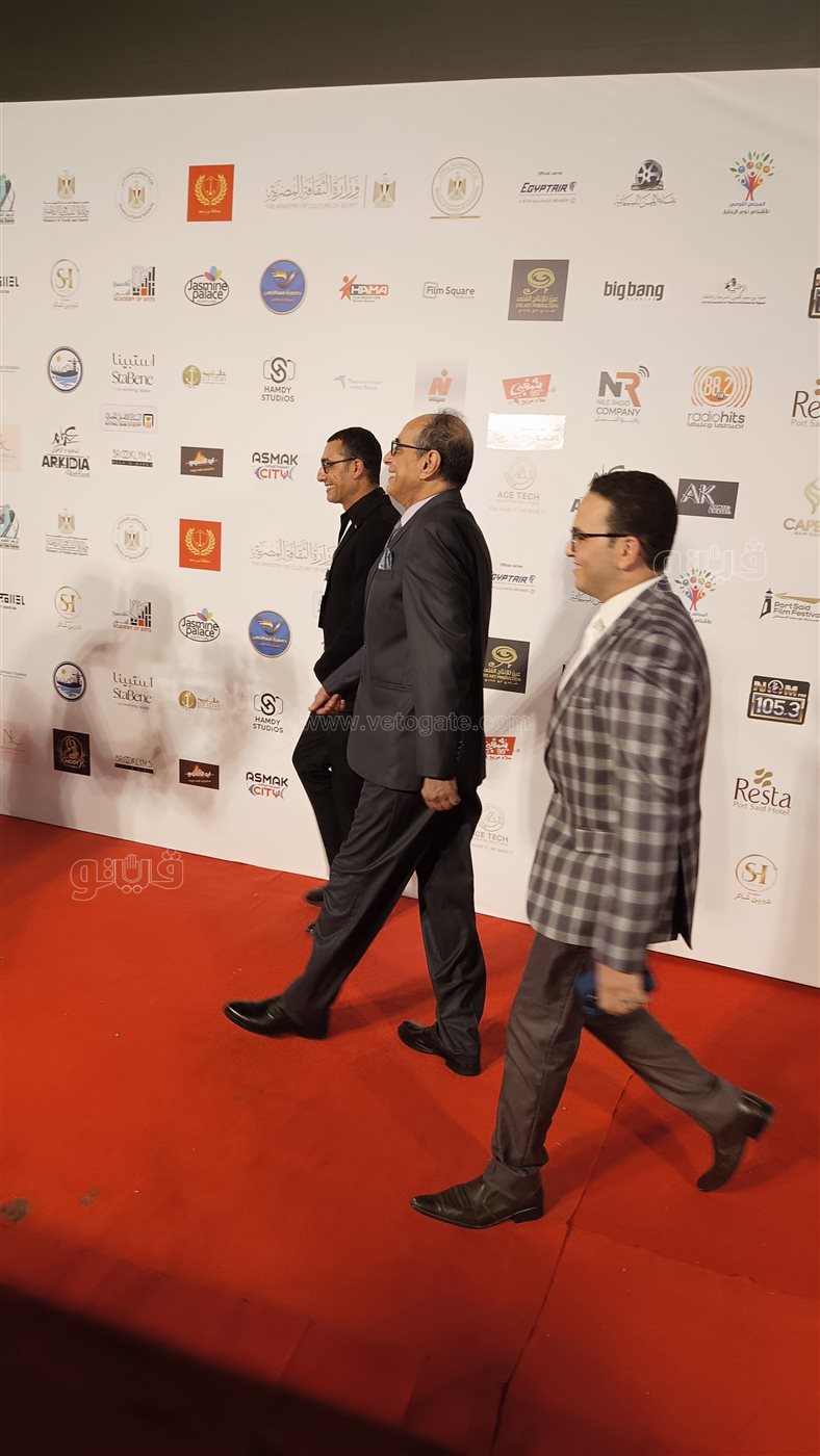 وصول الفنانين والفنانات لمهرجان بورسعيد السينمائي الدولي الأول، فيتو&nbsp;