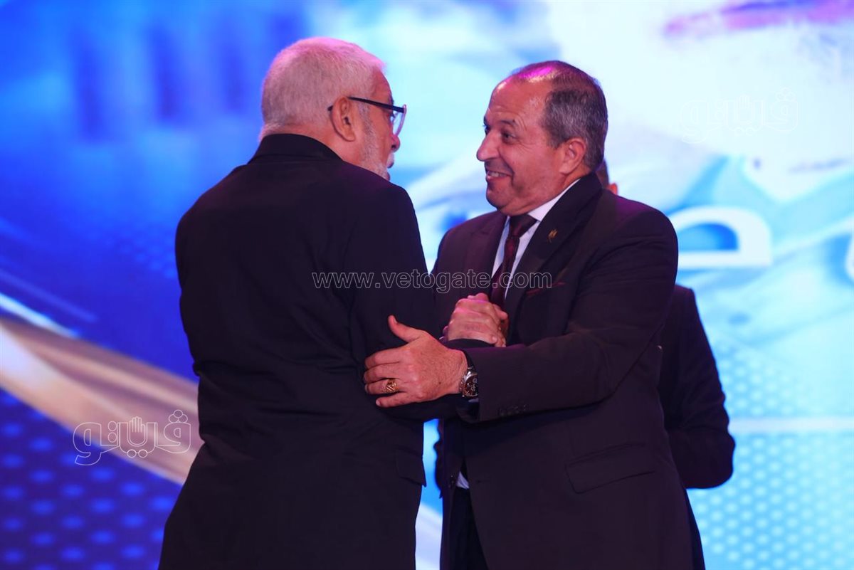 محافظ بورسعيد خلال مهرجان المحافظه السينمائي الاول، فيتو