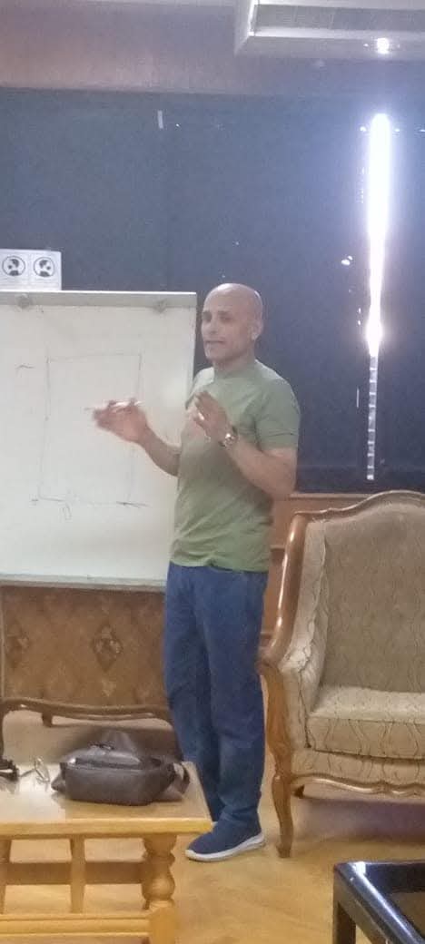 جانب من فعاليات الورش، فيتو