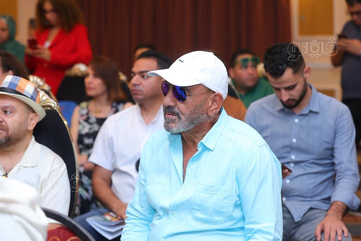 الفنان محمد لطفي خلال حضور الندوة، فيتو 