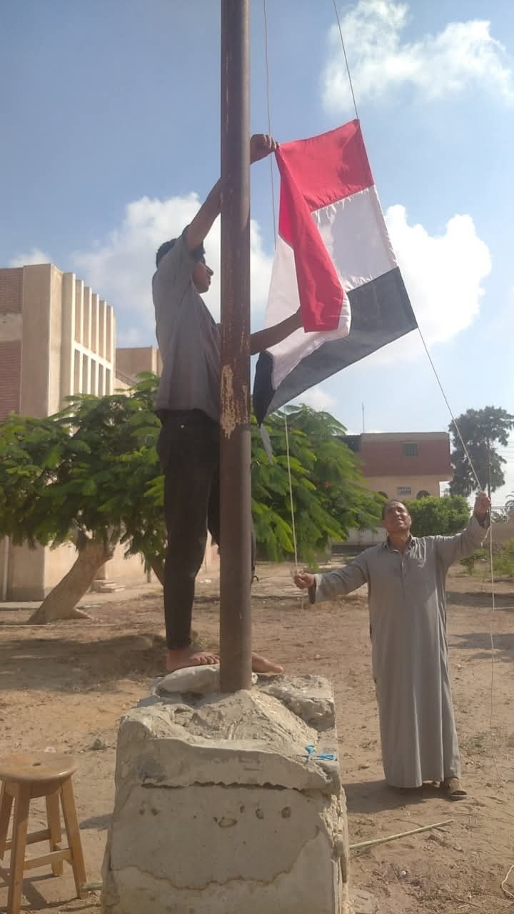 رفع علم مصر بالمدرسة، فيتو