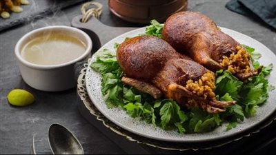 طريقة عمل الحمام المحشي