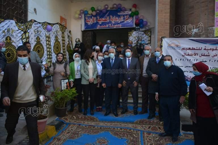 انطلاق حملة التطعيم ضد شلل الأطفال في الجيزة (9)