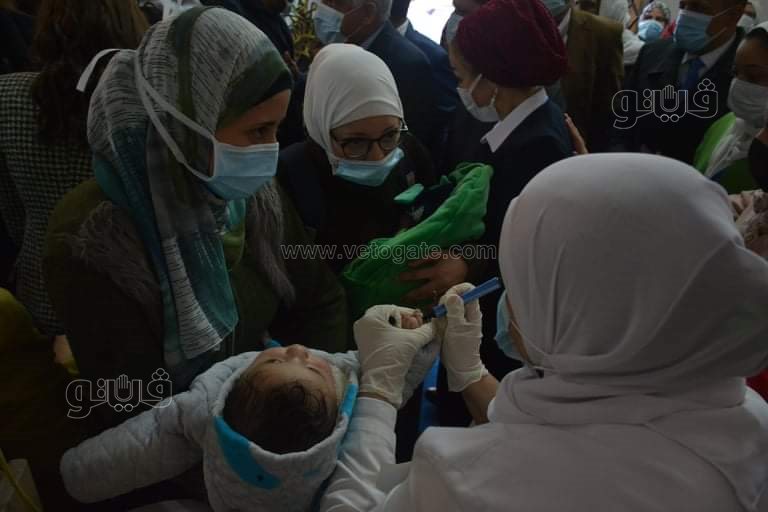 انطلاق حملة التطعيم ضد شلل الأطفال في الجيزة (10)
