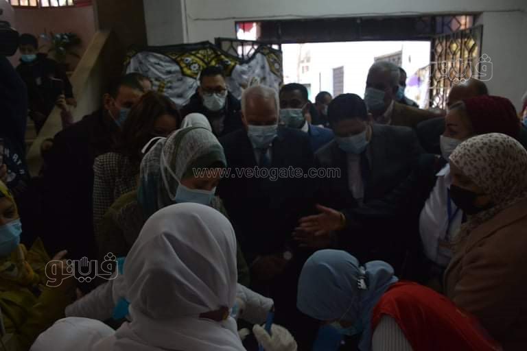 انطلاق حملة التطعيم ضد شلل الأطفال في الجيزة (12)