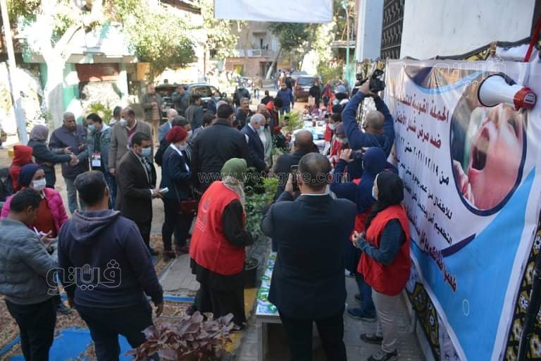 انطلاق حملة التطعيم ضد شلل الأطفال في الجيزة (13)