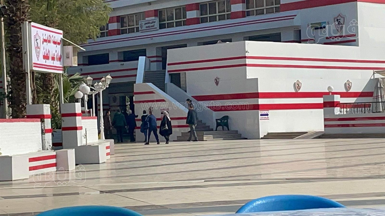 وصول مرتضى منصور لنادي الزمالك (1)